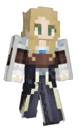 silver and laser Minecraft skin — Classic model — first worn by Kristin_9001