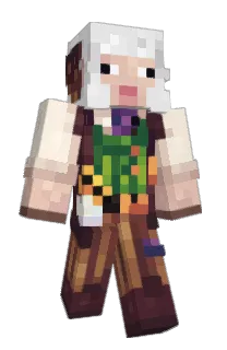 Front of bluora's skin