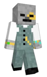 white and juniper Minecraft skin — Classic model