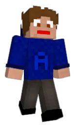 Albemag's Minecraft skin wearing the Migrator cape