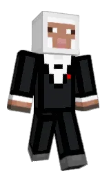 shepard_sheep's Minecraft skin wearing the Vanilla cape