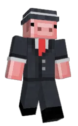 H3d3m4nn's Minecraft skin wearing the Builder cape