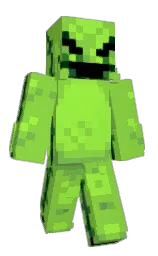 atlantis and black Minecraft skin — Classic model — first worn by Goo_Goose