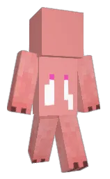 sea pink and tonys pink Minecraft skin — Classic model — first worn by InvaderJr
