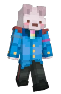 Front of Alernand's skin