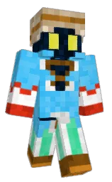 SerenityDiary's Minecraft skin wearing the Mojang Office cape
