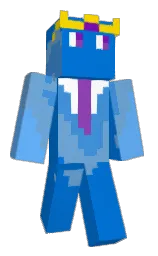 science blue and danube Minecraft skin — Classic model