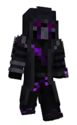 woodsmoke and black Minecraft skin — Slim model — first worn by Thatonethorn