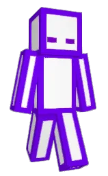 AptImp's Minecraft skin wearing the Purple Heart cape