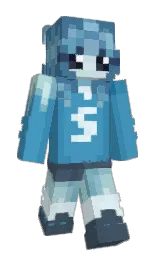 pelorous and black Minecraft skin — Slim model