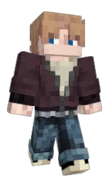 woody brown and thunder Minecraft skin — Classic model — first worn by Adamantium119