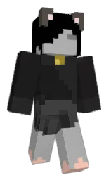 black and nobel Minecraft skin — Classic model — first worn by Shush7878