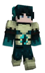 black bean and clam shell Minecraft skin — Classic model