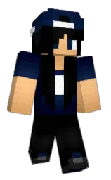 cidade123's Minecraft skin wearing the Aurora cape