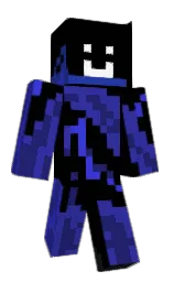 black and lucky point Minecraft skin — Classic model