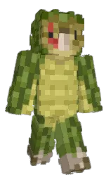 pesto and fern frond Minecraft skin — Classic model