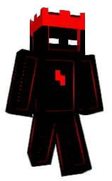 black and temptress Minecraft skin — Slim model