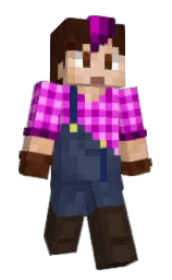 flirt and black Minecraft skin — Slim model