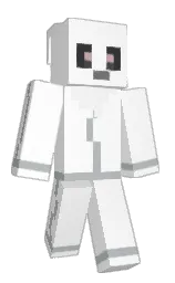 white and silver sand Minecraft skin — Slim model — first worn by clest64