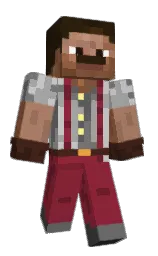 burnt umber and silver chalice Minecraft skin — Classic model