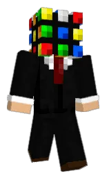 HexaRubik's Minecraft skin wearing the Copper cape