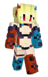 Slim Minecraft skin