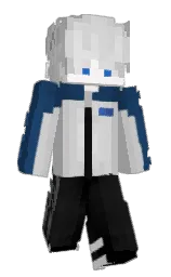 silver and biscay Minecraft skin — Classic model — first worn by lp777888