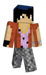 black and paarl Minecraft skin — Classic model