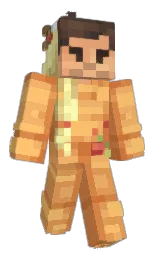 JAW5HIE's Minecraft skin wearing the Pan cape