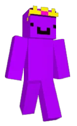 electric violet and cherry pie Minecraft skin — Classic model