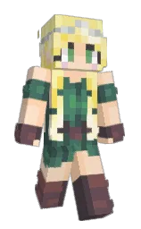 Arcayn's Minecraft skin wearing the Aurora cape