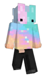 Lifui's Minecraft skin wearing the Aurora cape