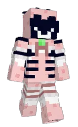 azalea and black rock Minecraft skin — Slim model — first worn by Str4wb3rry7