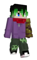 affair and lunar green Minecraft skin — Slim model — first worn by Luisxlr8