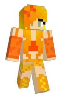 Front of Awway's skin