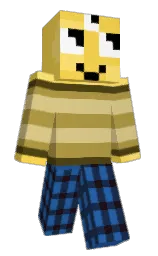 sarahrawrr's Minecraft skin wearing the Pan cape