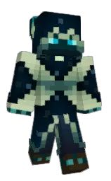 Squaliformes's Minecraft skin wearing the Twisted cape