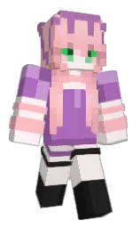 wisp pink and pink Minecraft skin — Slim model