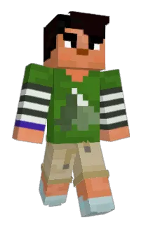 Front of Danicika's skin