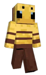 BeemanStings's Minecraft skin wearing the Pan cape