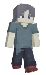 pale sky and moon mist Minecraft skin — Slim model