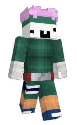 te papa green and white Minecraft skin — Slim model — first worn by d4vmn_