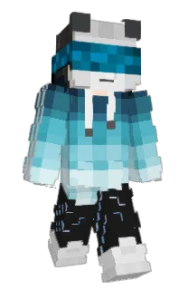 Front of SeraShade's skin