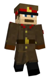 Front of Hikar's skin