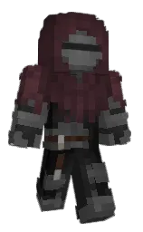 MuteMusic's Minecraft skin wearing the Founder's cape