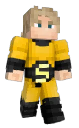 Cadirlac's Minecraft skin wearing the Menace cape