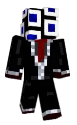 black and diesel Minecraft skin — Classic model — first worn by SmokoLeVrai
