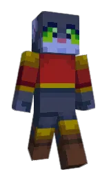 cloud burst and oxford blue Minecraft skin — Slim model — first worn by purcaty