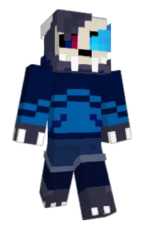 Front of BlueEld's skin