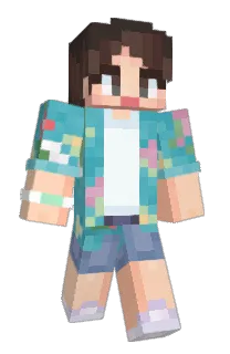 Front of PPAPiru's skin
